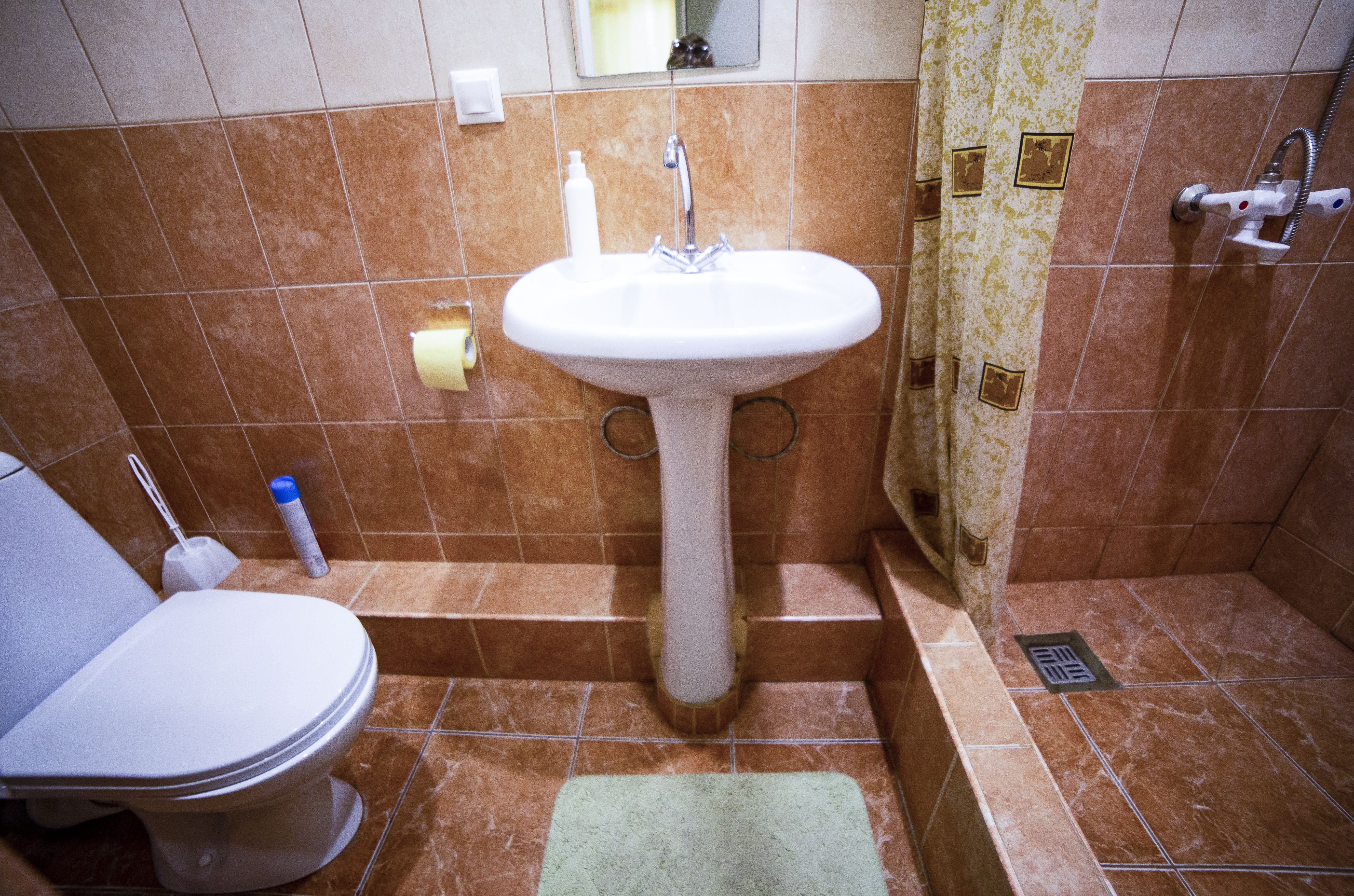 Двухместный номер с 2 отдельными кроватями, вид на горы