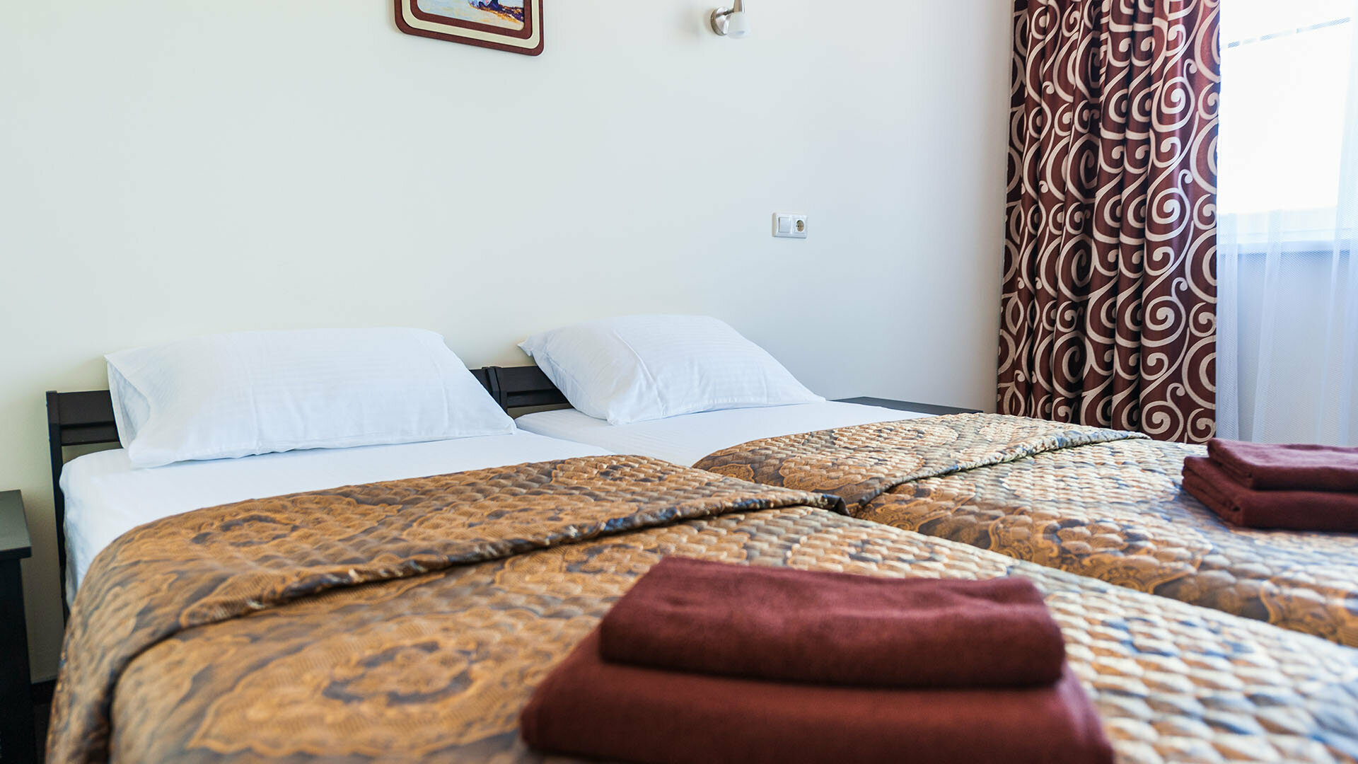 Двухместный номер с 2 отдельными кроватями, вид на море