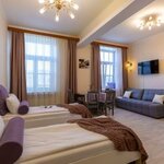 1-комнатные апартаменты студия с 2 односпальными кроватями в J&N Apartments