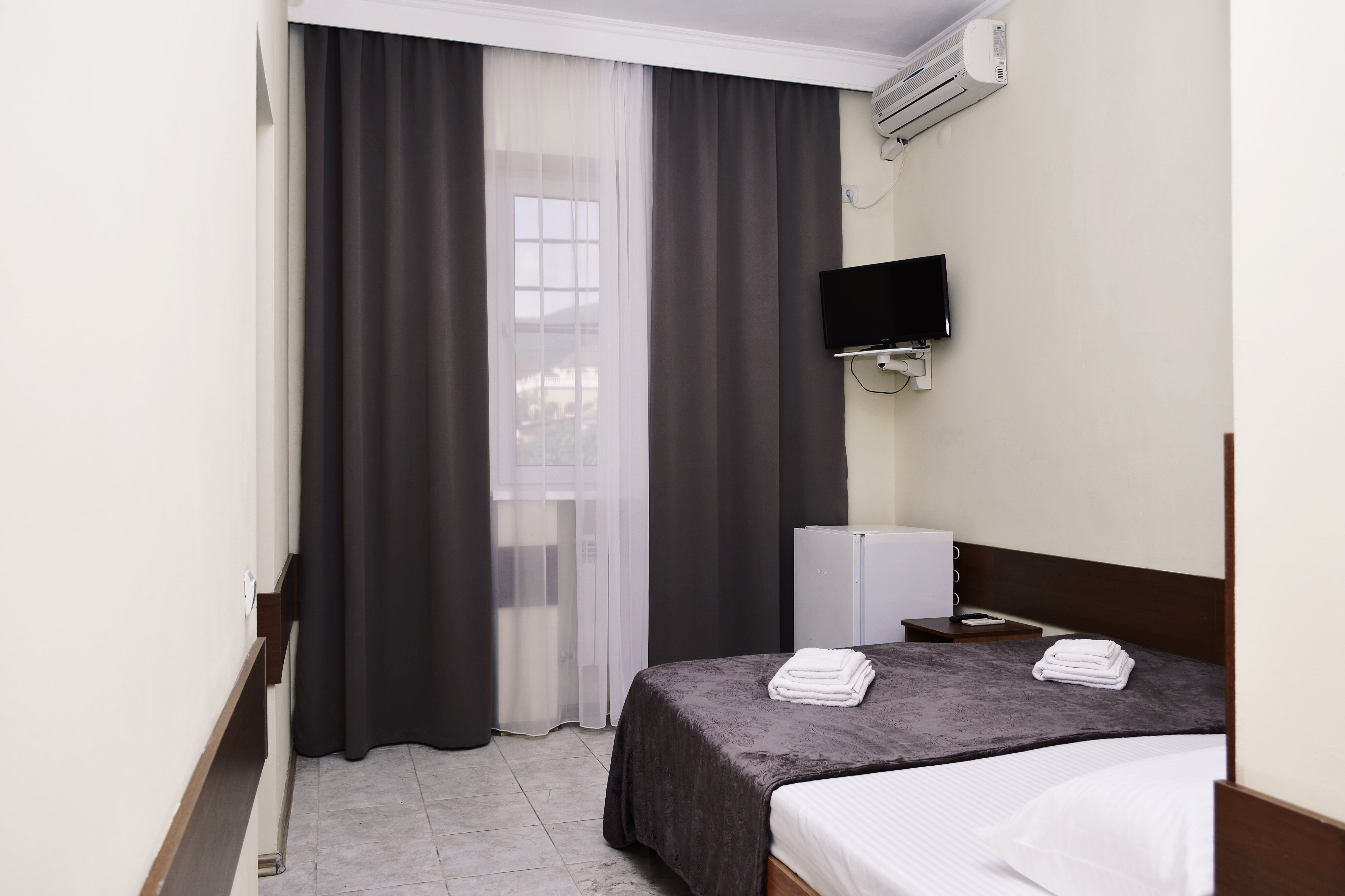 Двухместный номер с 1 кроватью и балконом