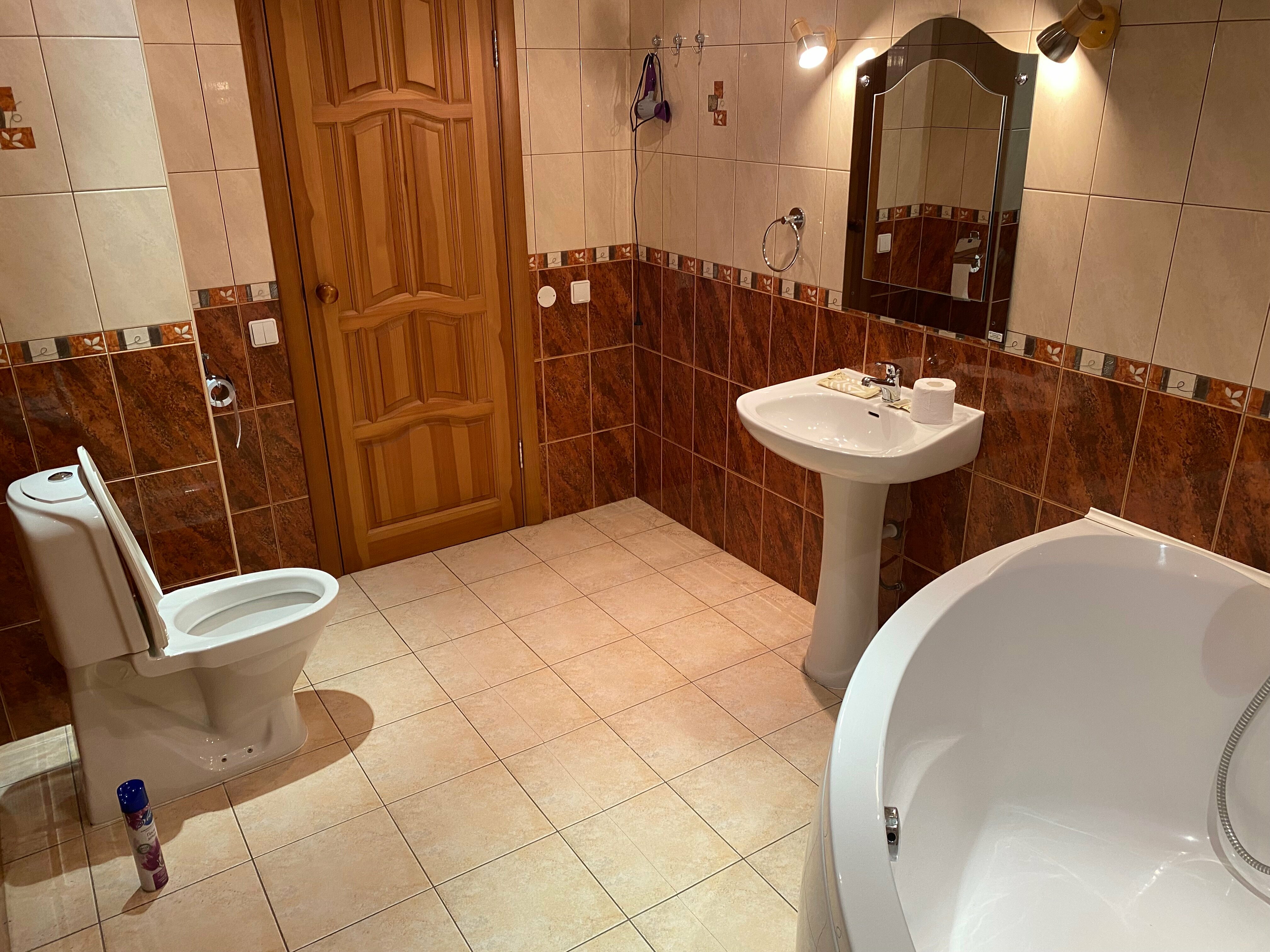 Семейный номер с ванной