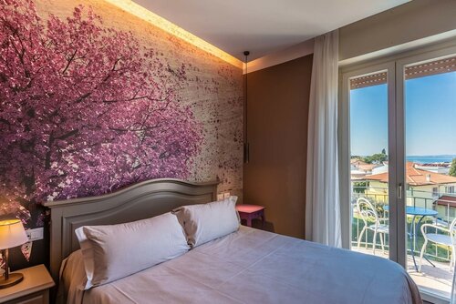 Улучшенный двухместный номер, одноместное размещение, вид на озеро в Art Hotel Ventaglio