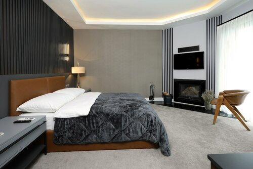 Двухместный номер «люкс» с 1 двуспальной кроватью, вид на озеро в Didi Otel