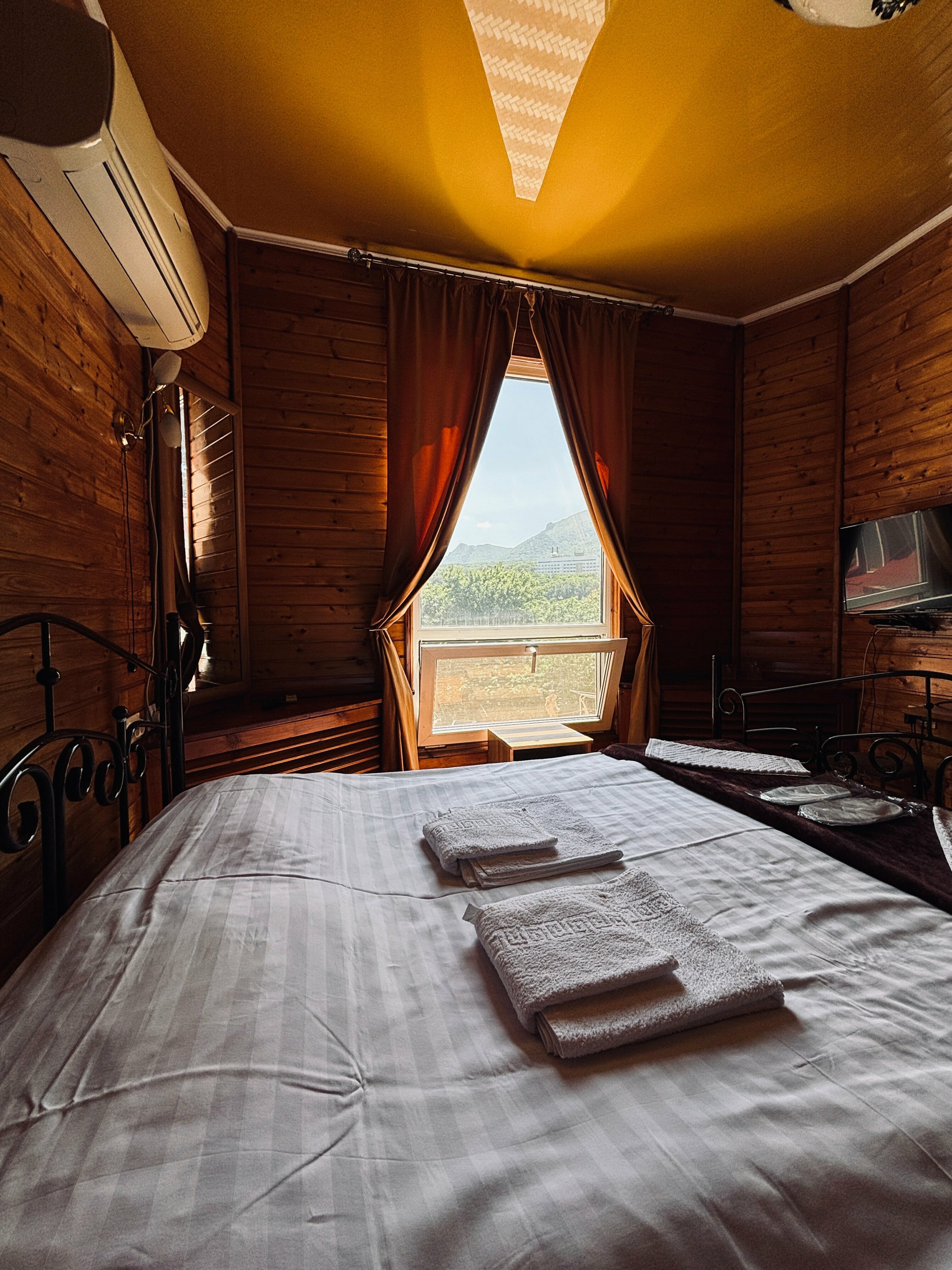 Двухместный номер с 1 кроватью и видом на горы