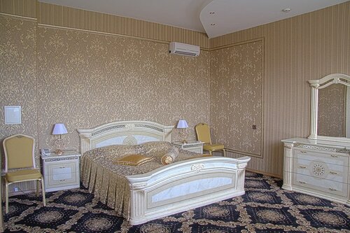 Президентский Люкс/Presidential Luxe Double Room (двухкомнатный номер (спальня + гостиная) с одной двуспальной кроватью. в Гостиница Воронеж