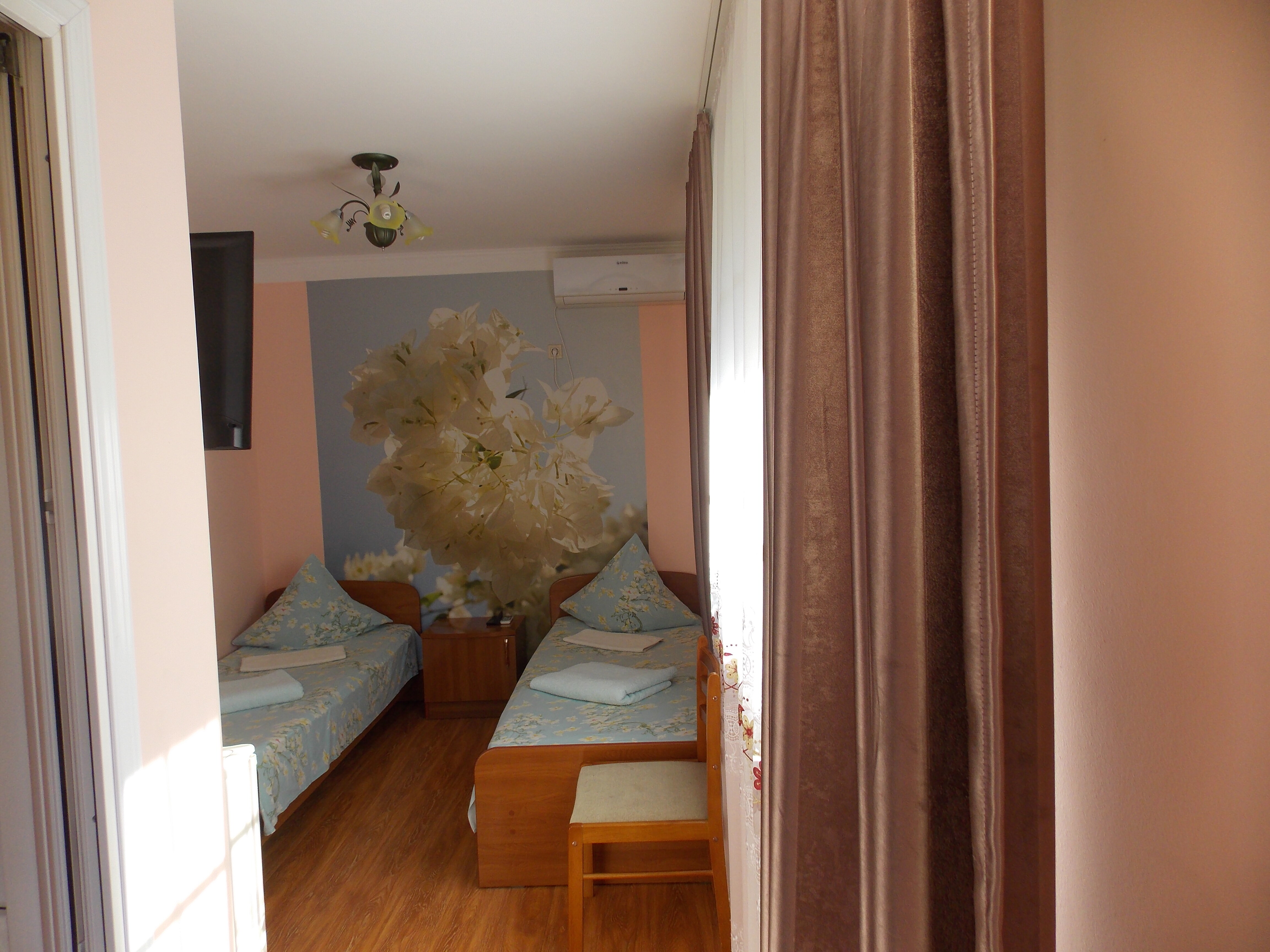 Двухместный номер с 2 отдельными кроватями и душем