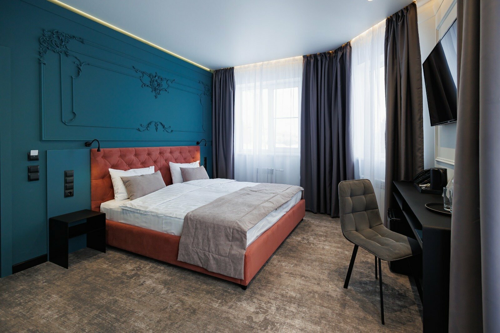 Улучшенный номер с кроватью размера «king-size»