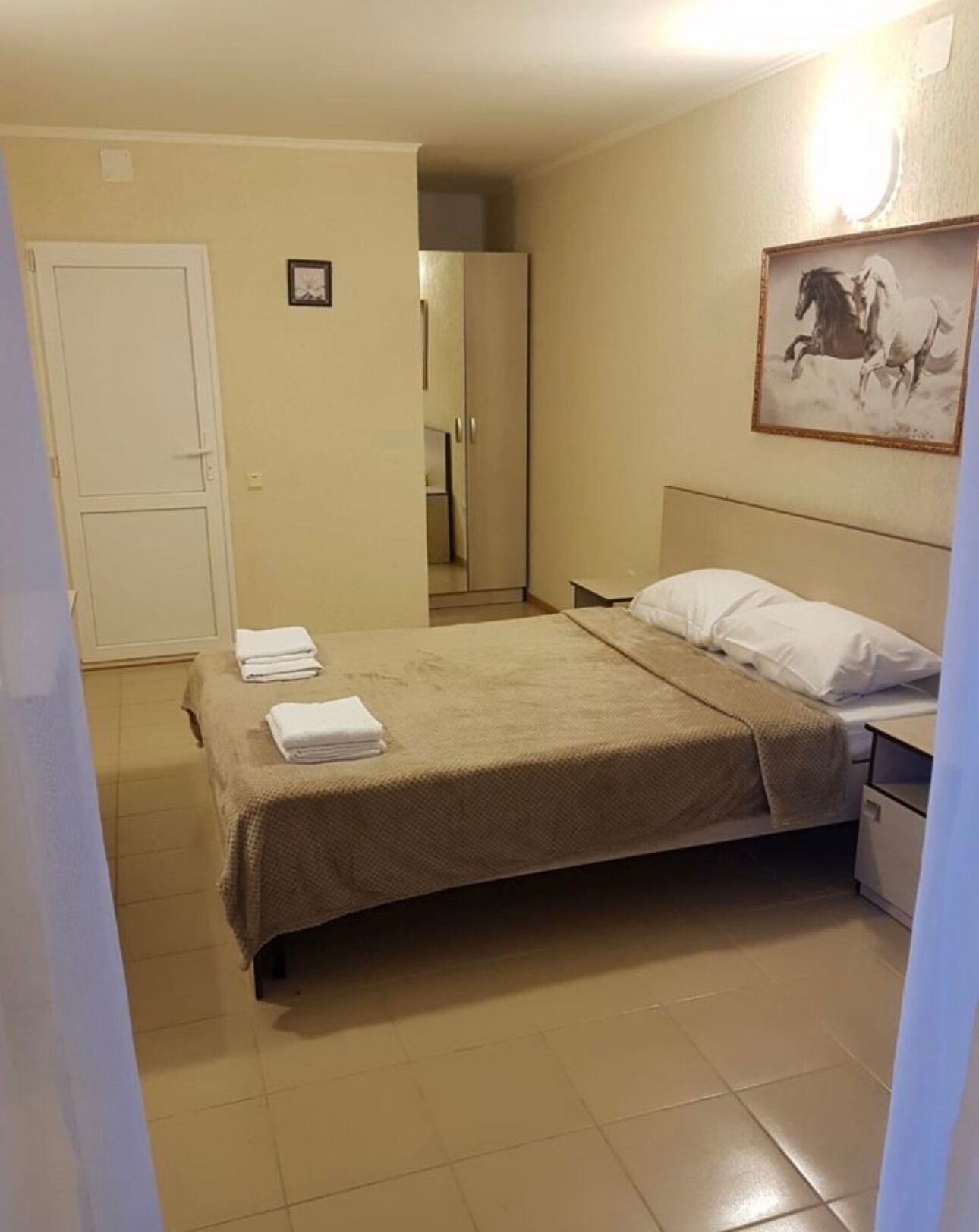 Двухместный с 1 кроватью или 2 отдельными кроватями и душем