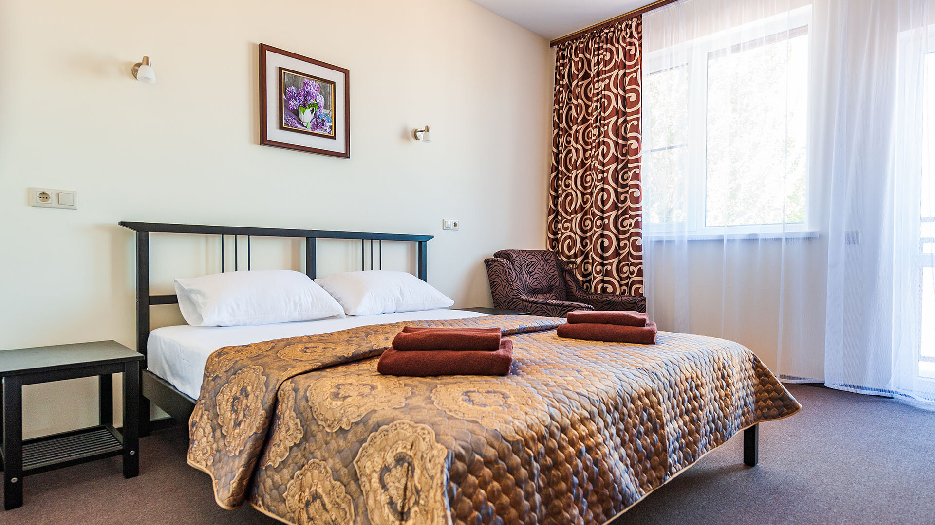 Трехместный номер с видом на море