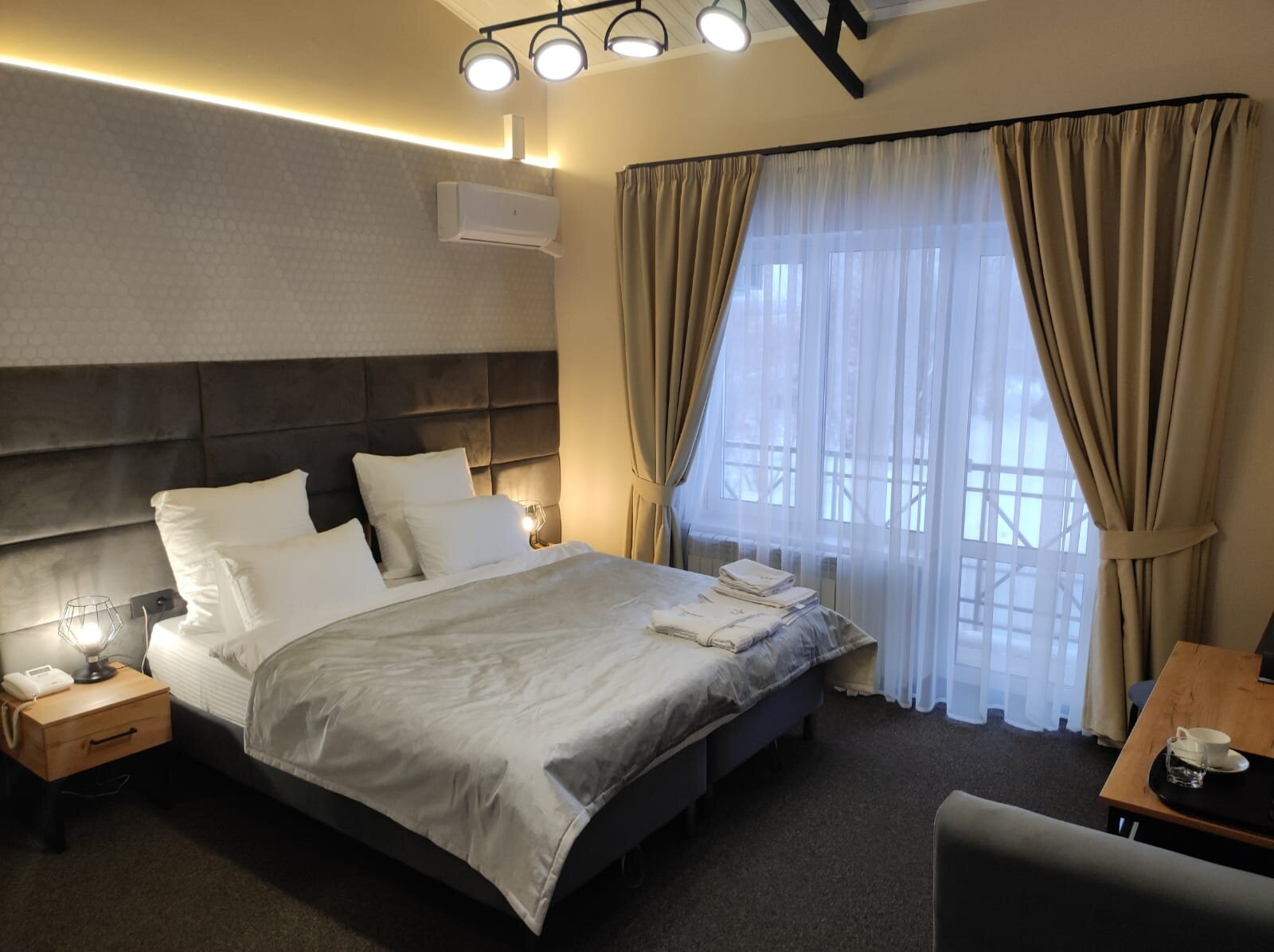 Двухместный номер с 1 кроватью и балконом