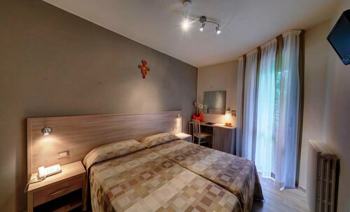 Стандартный двухместный номер с 1 или 2 кроватями, вид на сад в Domus Pacis Assisi