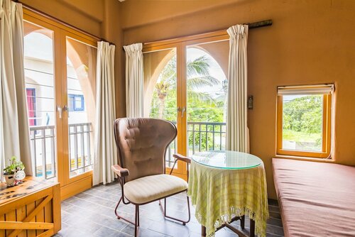 Двухместный номер «Делюкс» с 1 двуспальной кроватью в Kenting Fairyland & Farm Guest House