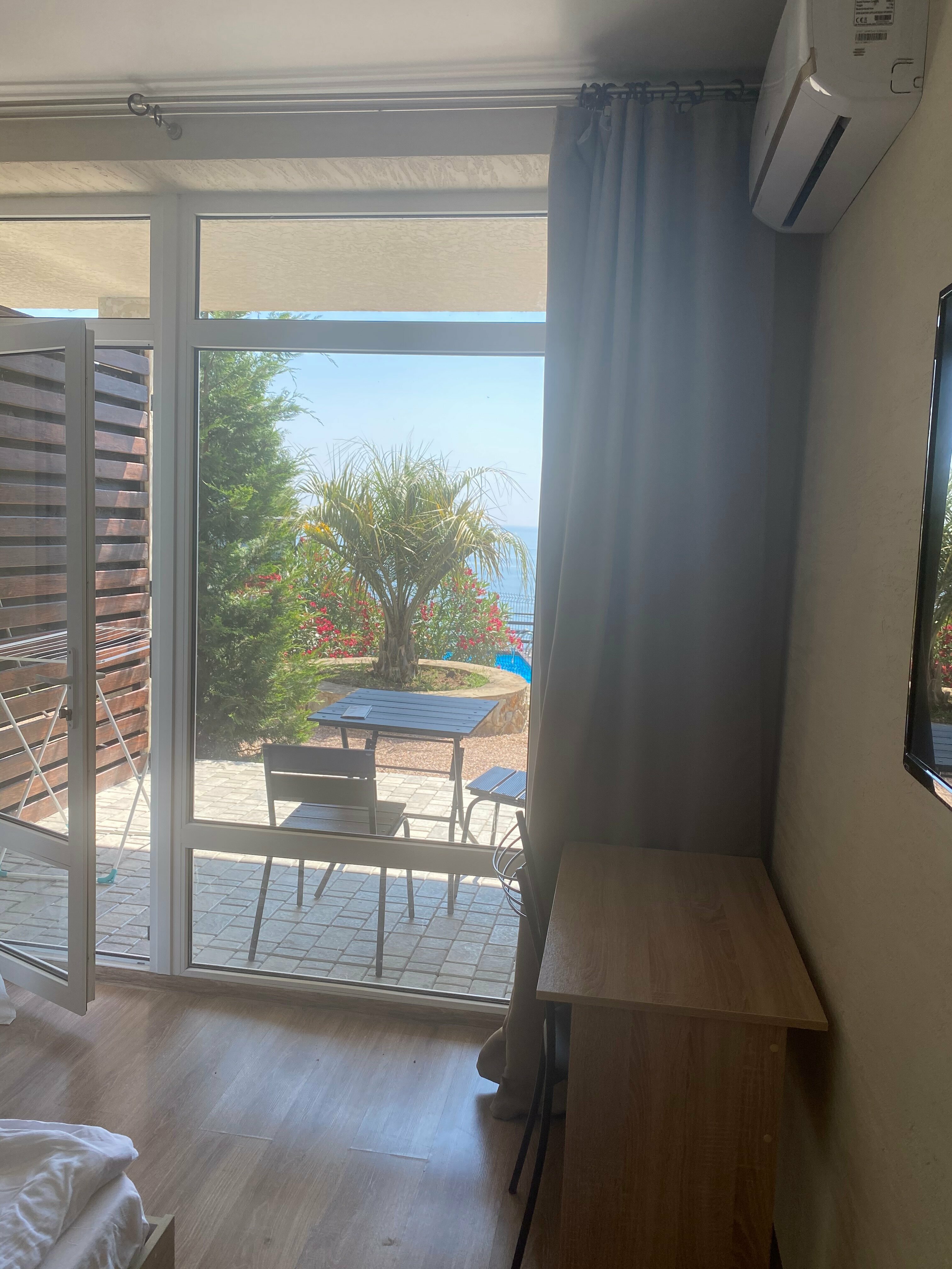 Двухместный номер с 1 кроватью и террасой