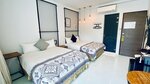 Четырехместный номер, 2 двуспальные кровати, вид на горы в Mini Summer Hostel