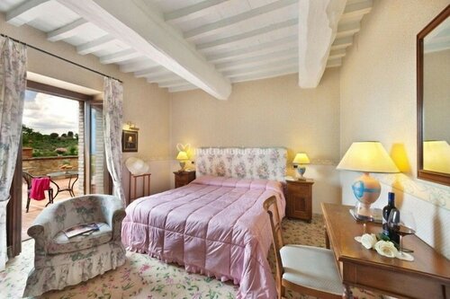 Двухместный номер «Делюкс» с 1 двуспальной кроватью, терраса, вид на долину в Relais Il Canalicchio
