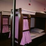 Спальное место на двухъярусной кровати в 8-местном номере для женщин (общие удобства) в City Hostel