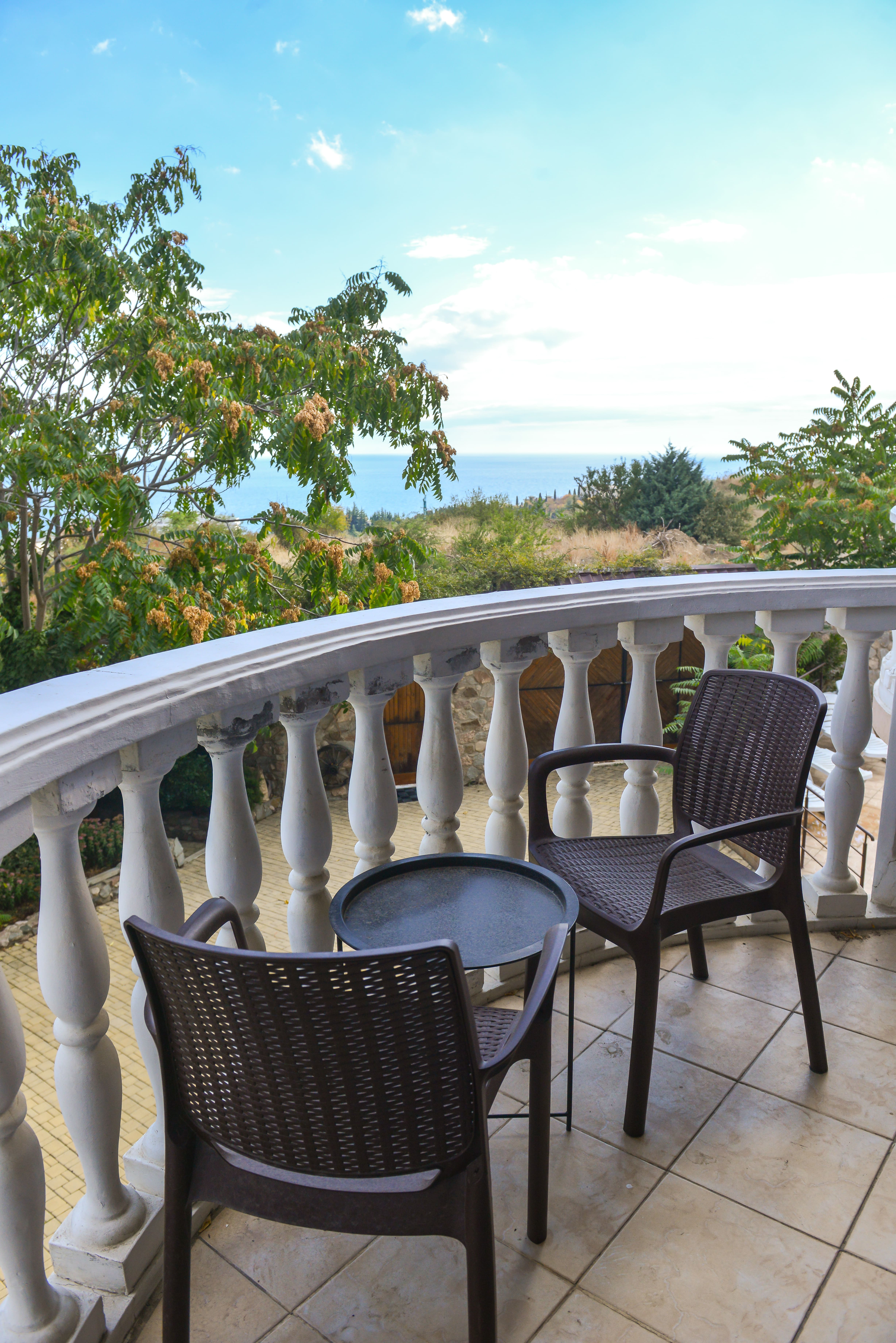 Двухместный номер с 1 кроватью и балконом, вид на море