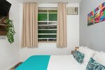 Стандартный двухместный номер с 1 двуспальной кроватью, 1 двуспальная кровать в Bamboo Rio Hostel