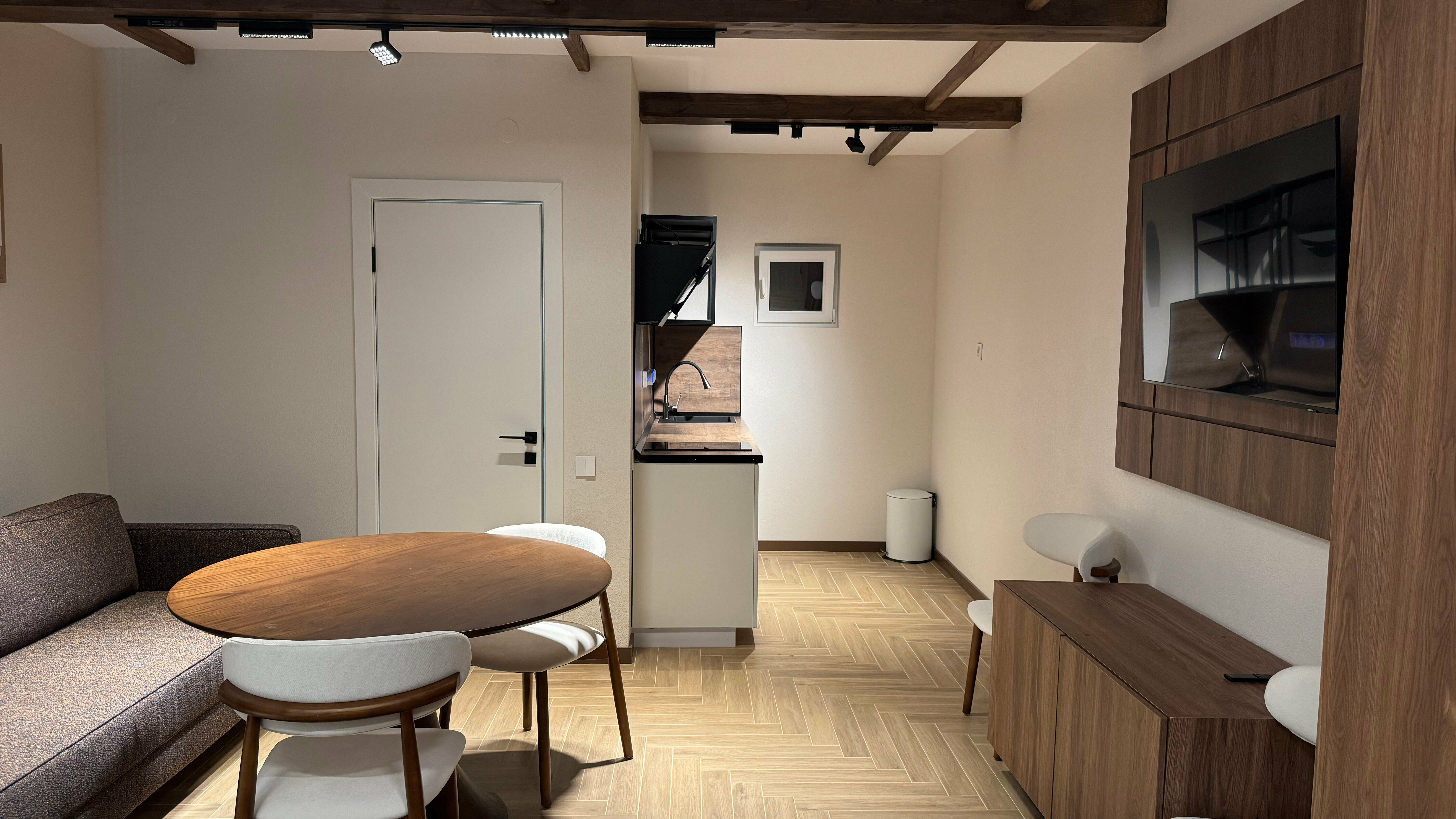 Студия премиум с кухней и зоной барбекю