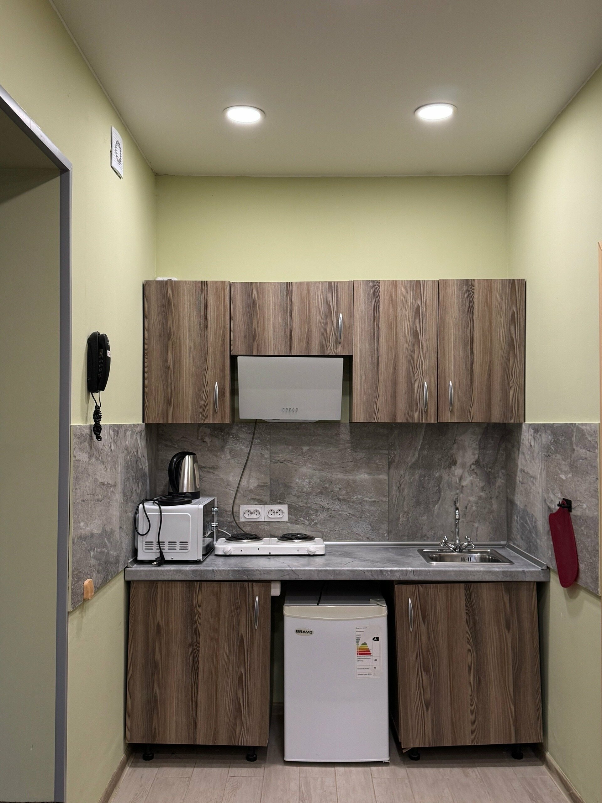 Апартаменты с сауной (1 комната+диван)