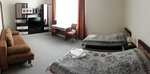 Двухместный номер с двумя односпальными кроватями и диваном в Люксембург