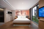 Двухместный номер «Делюкс» с 1 двуспальной кроватью в From. K Hotel Guangzhou