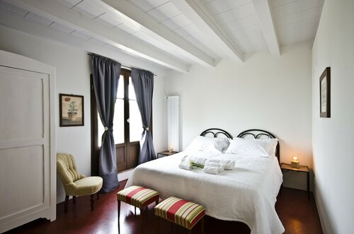 Люкс, вид на сад в Relais Villa Ambrosetti