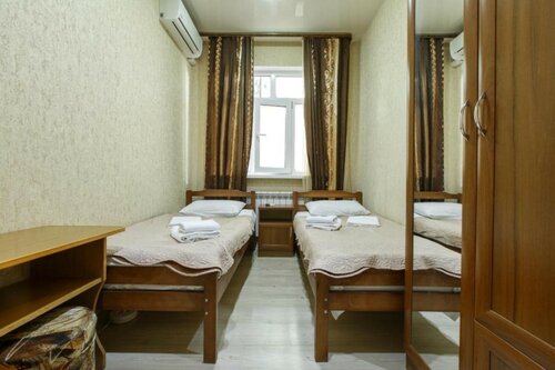 Двухместный номер с 2 отдельными кроватями и общей ванной комнатой в Кристи