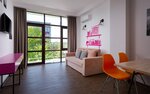 Family room with balcony (В ТАУНХАУСЕ) в Beton Brut