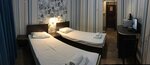 Двухместный номер с 1 кроватью или 2 отдельными кроватями и боковым видом на море в Joy Apartments