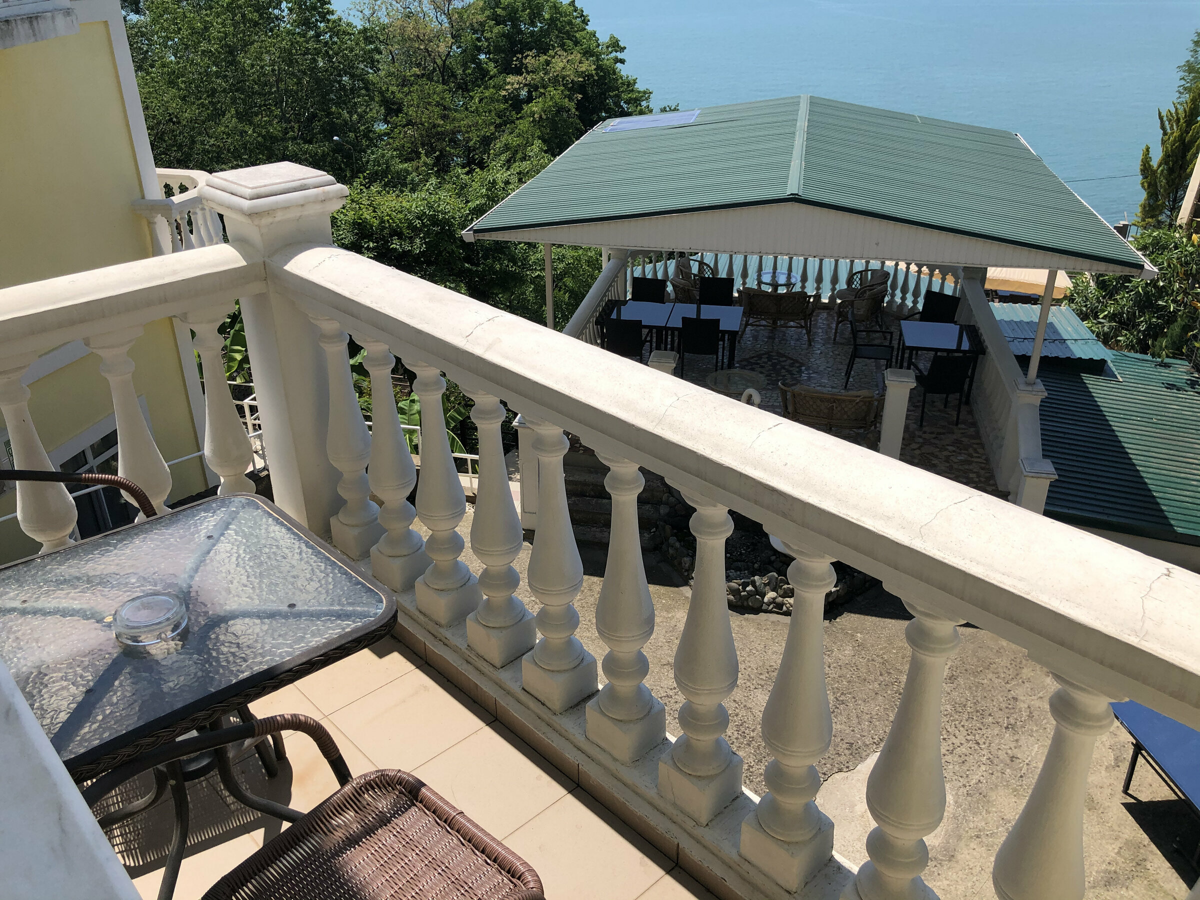 Четырехместный номер с видом на море