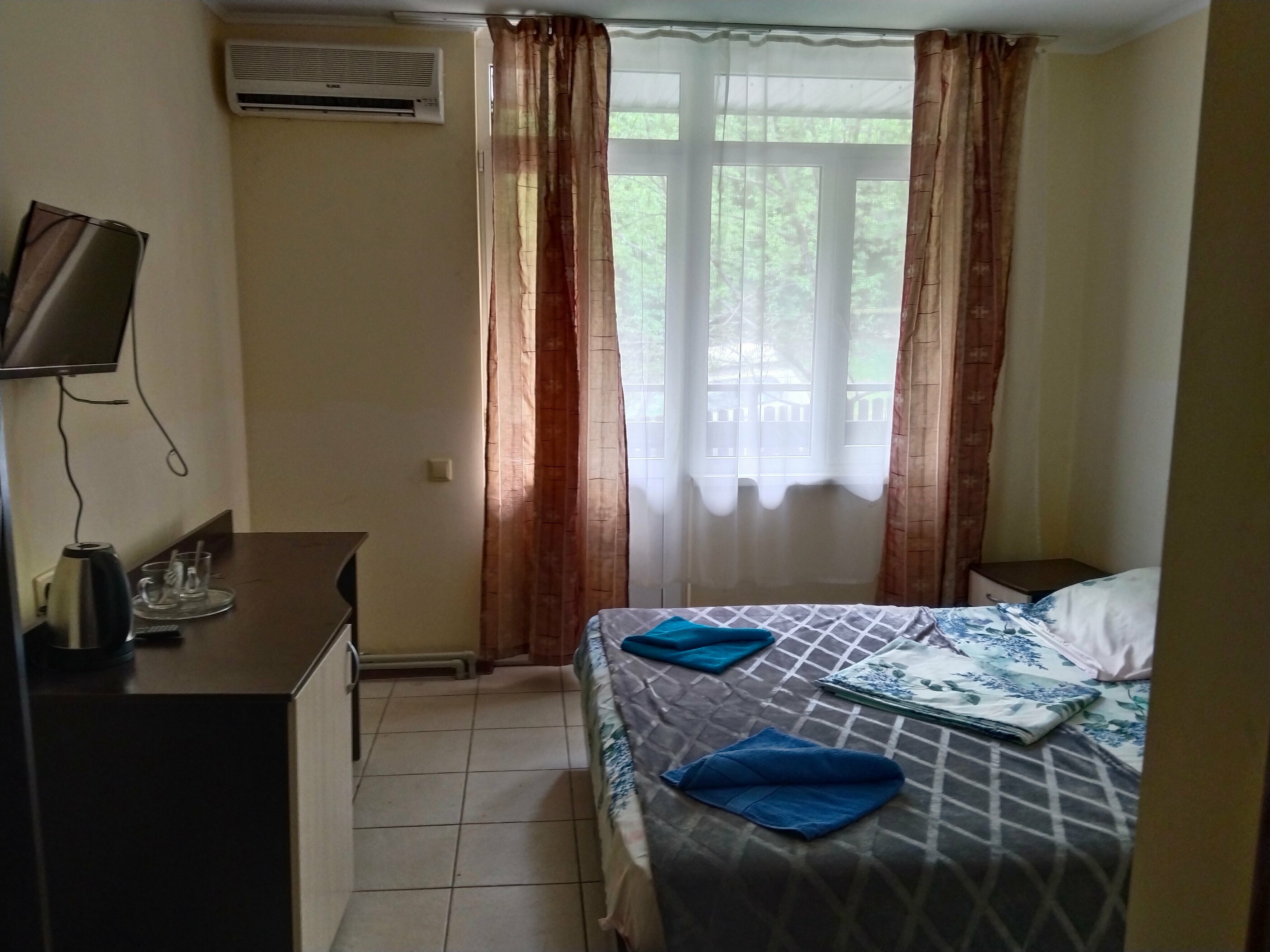 Двухместный номер Делюкс с 1 кроватью и балконом