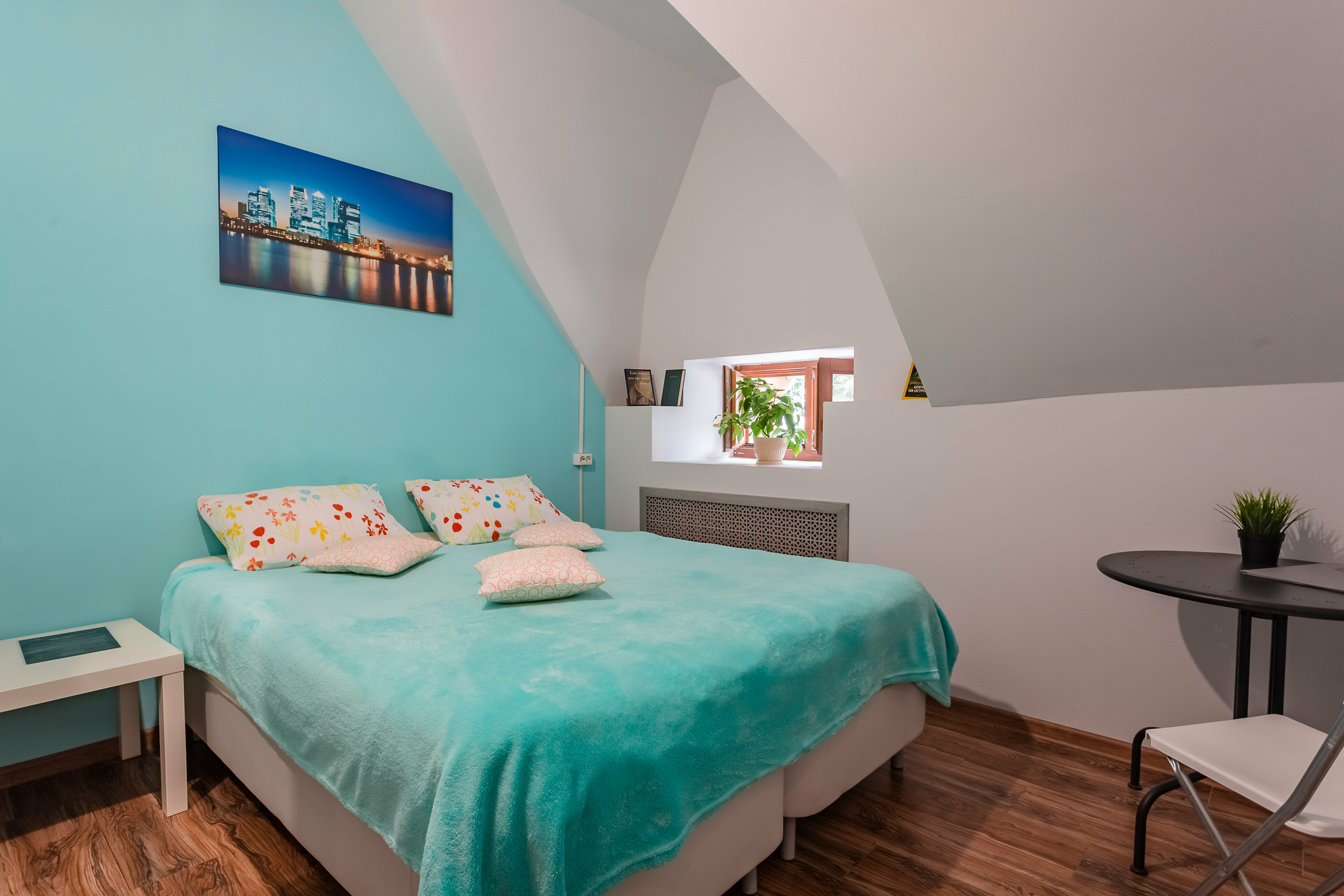 Двухместный номер с 1 кроватью и общей ванной комнатой