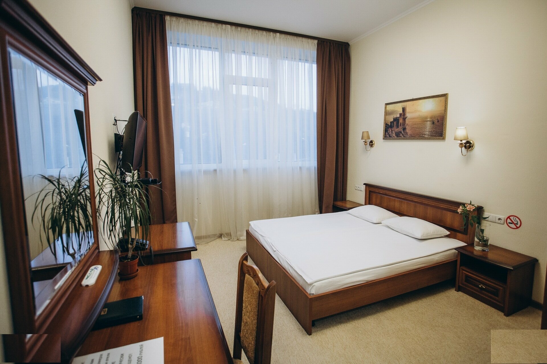 Двухместный номер Делюкс с 1 кроватью и балконом