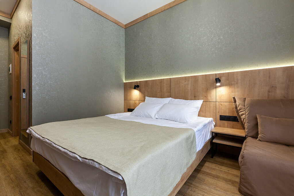 Двухместный номер с 1 кроватью и балконом