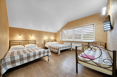 Трехместный номер с собственной ванной комнатой в Какдома