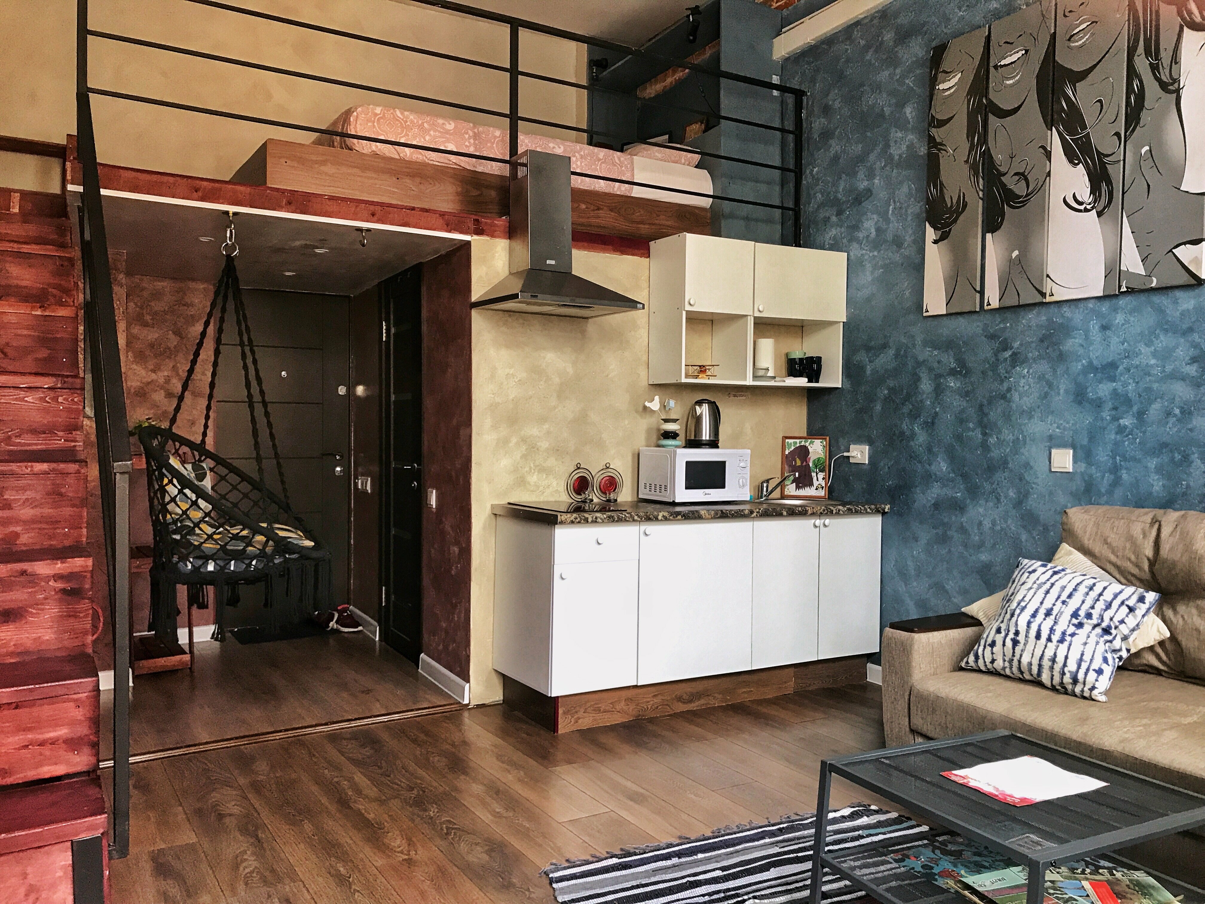 Двухуровневые апартаменты