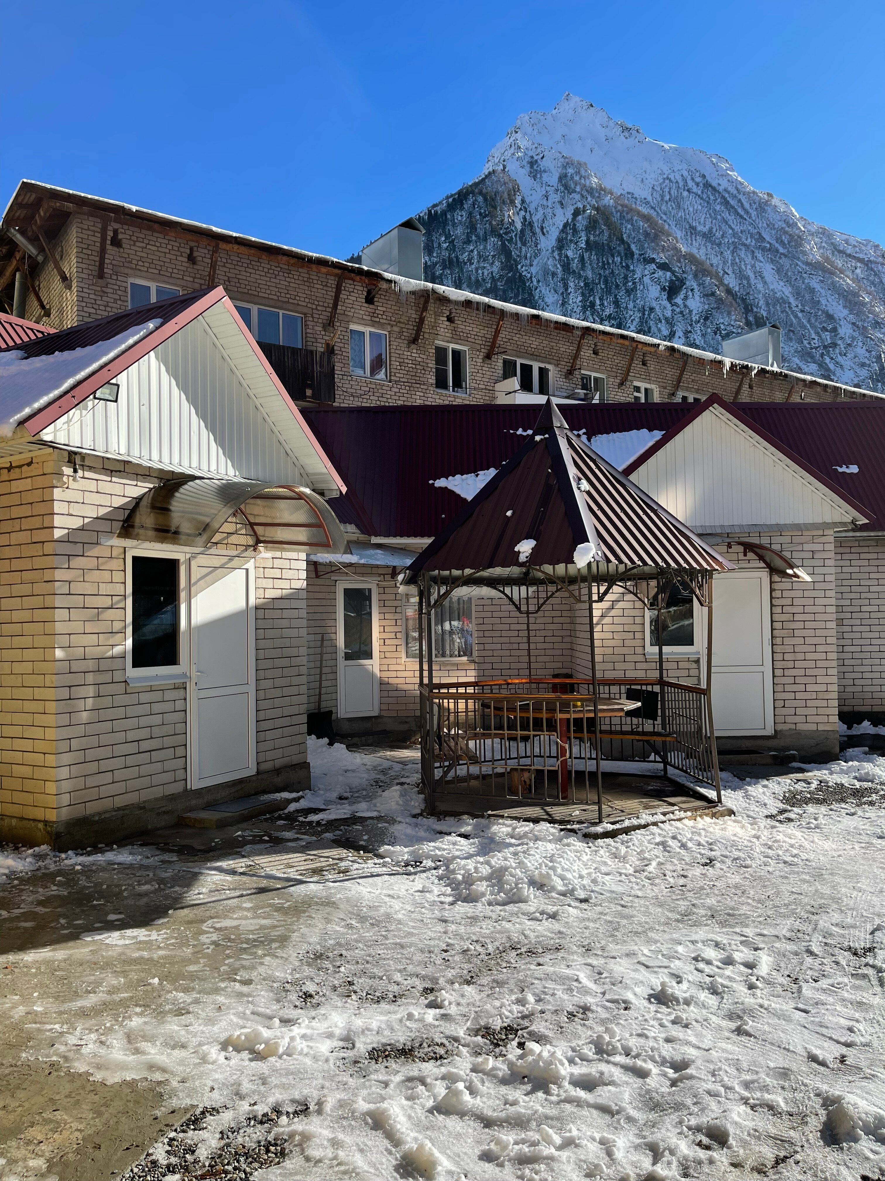 Двухместный номер с 1 кроватью или 2 отдельными кроватями, вид на горы