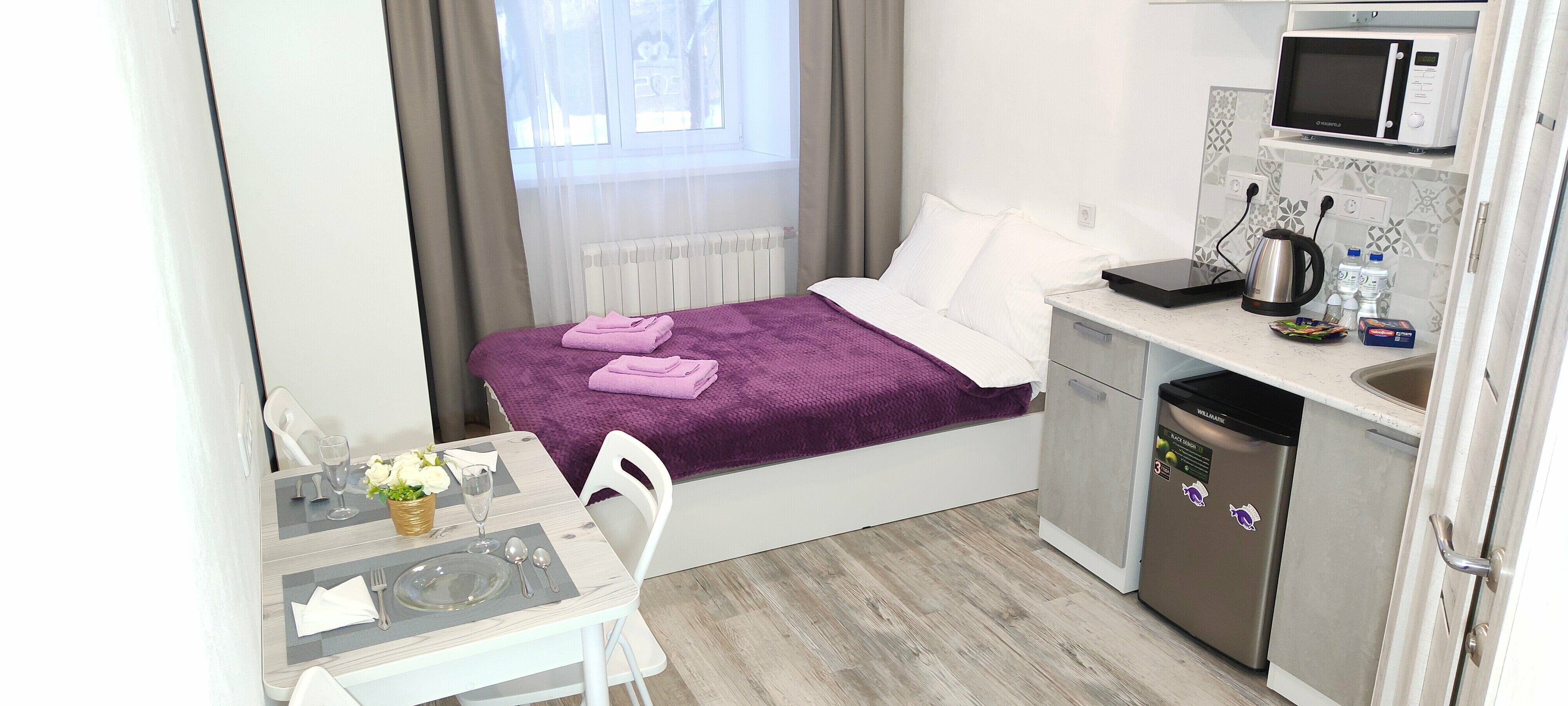 Улучшенный номер с кроватью размера «king-size» или 2 отдельными кроватями