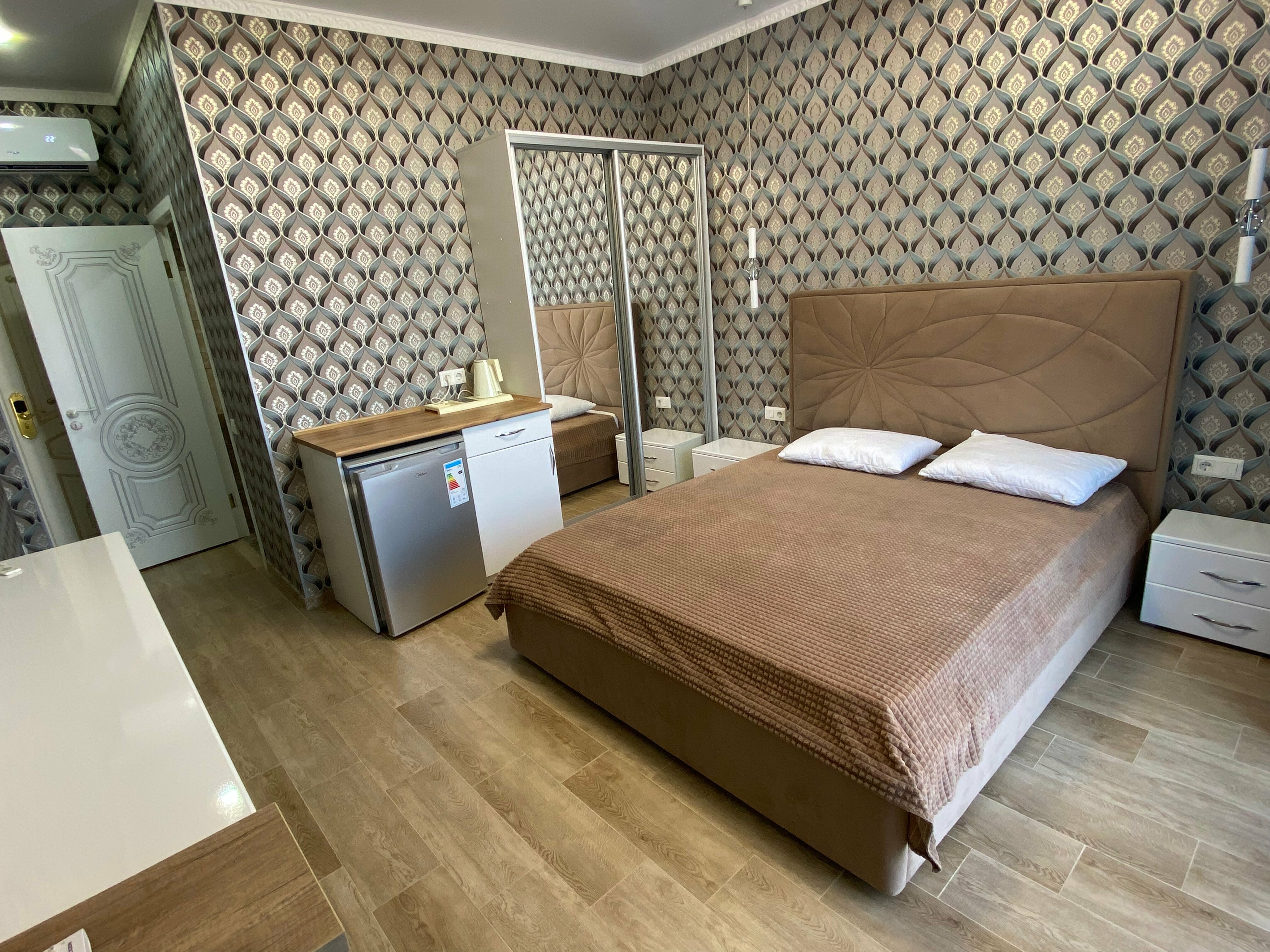 Двухместный номер с 1 кроватью и балконом