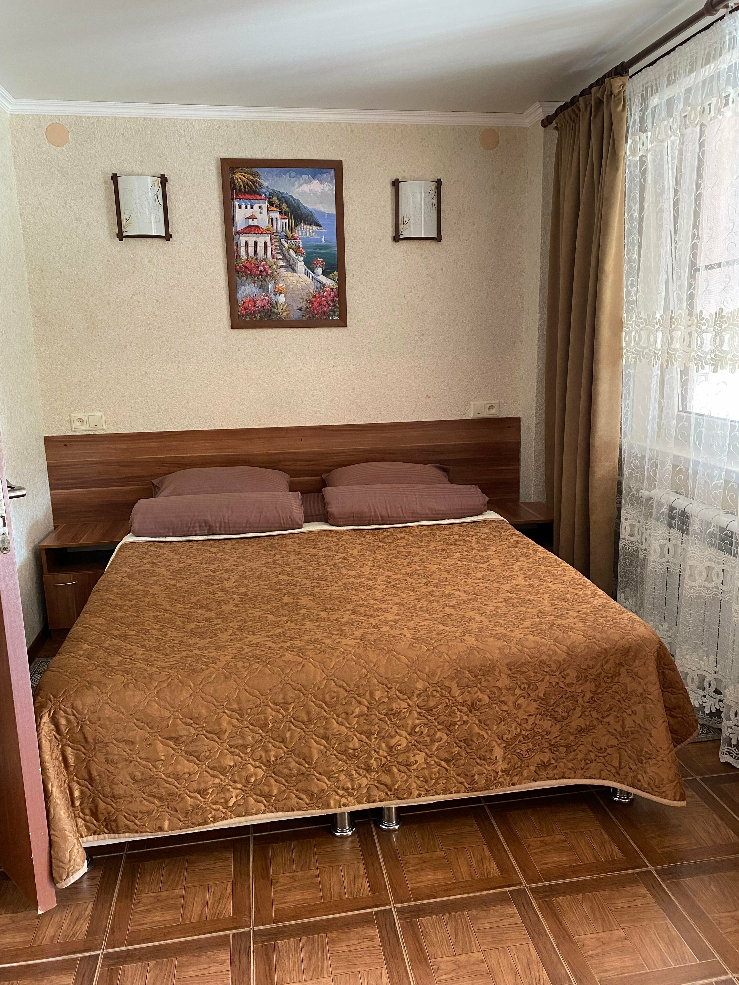 Двухместный с 1 кроватью или 2 отдельными кроватями и душем