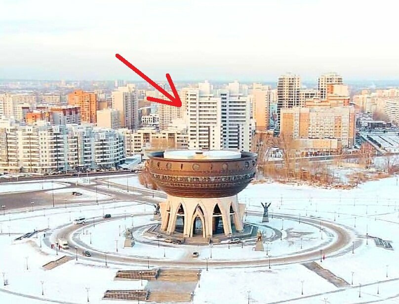 Апартаменты с видом на набережную и Казанский Кремль (двухспальная кровать + двухспальный диван)