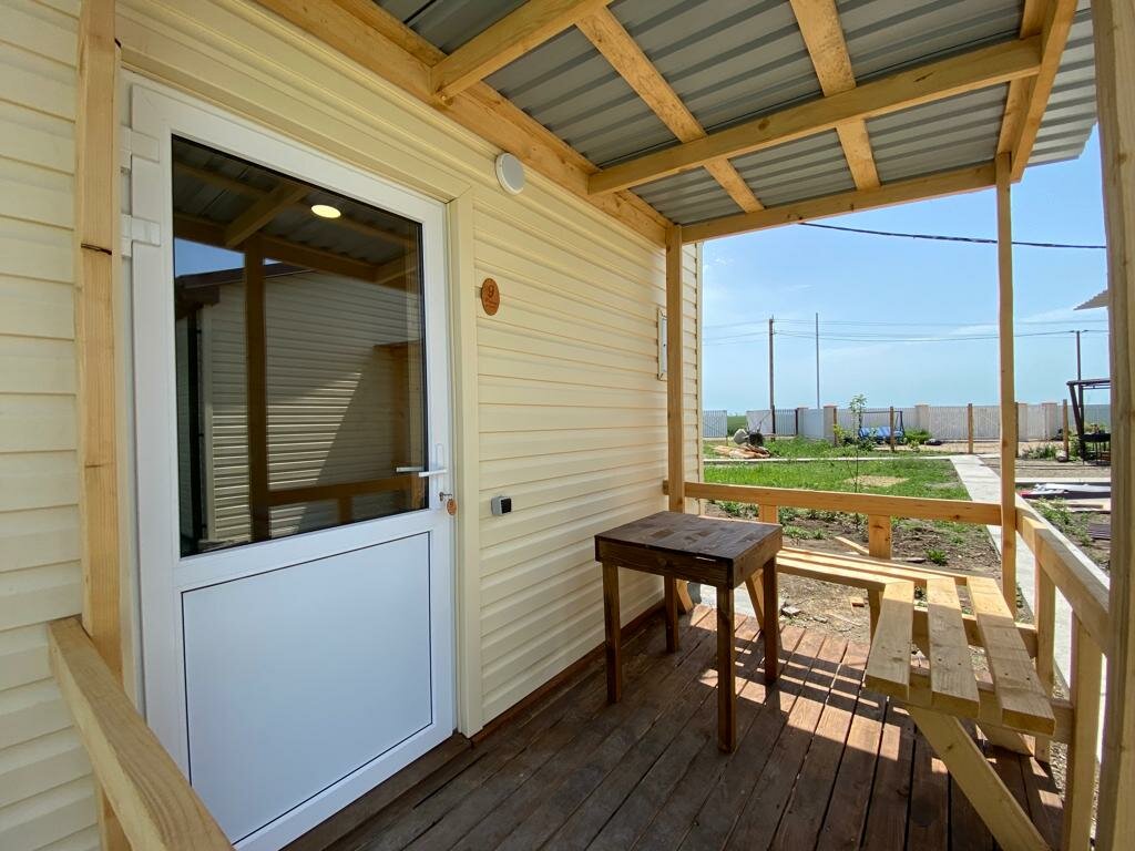 Двухместный номер с 1 кроватью и террасой