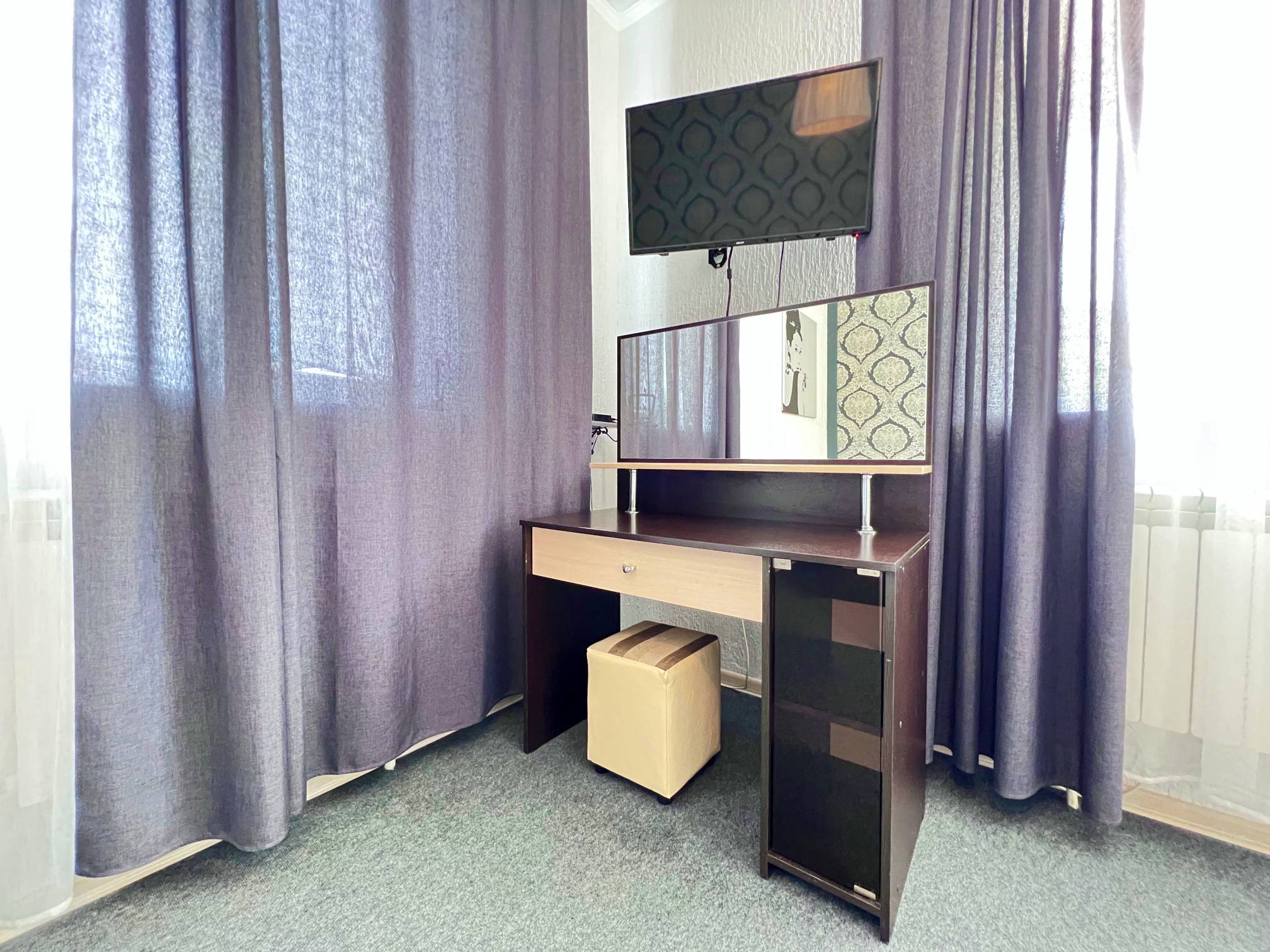 Двухместный номер с 1 кроватью и балконом