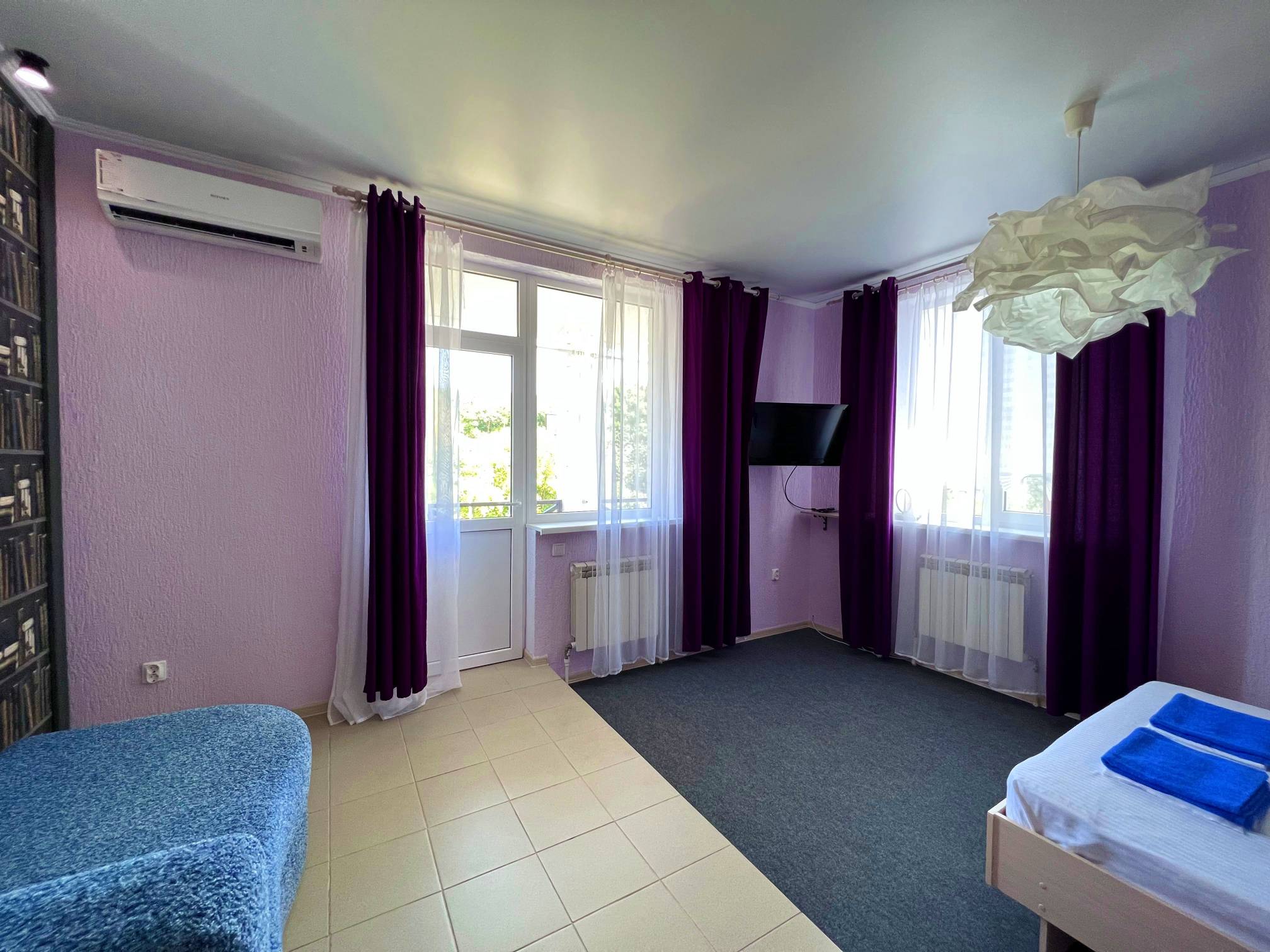 Семейный номер с балконом