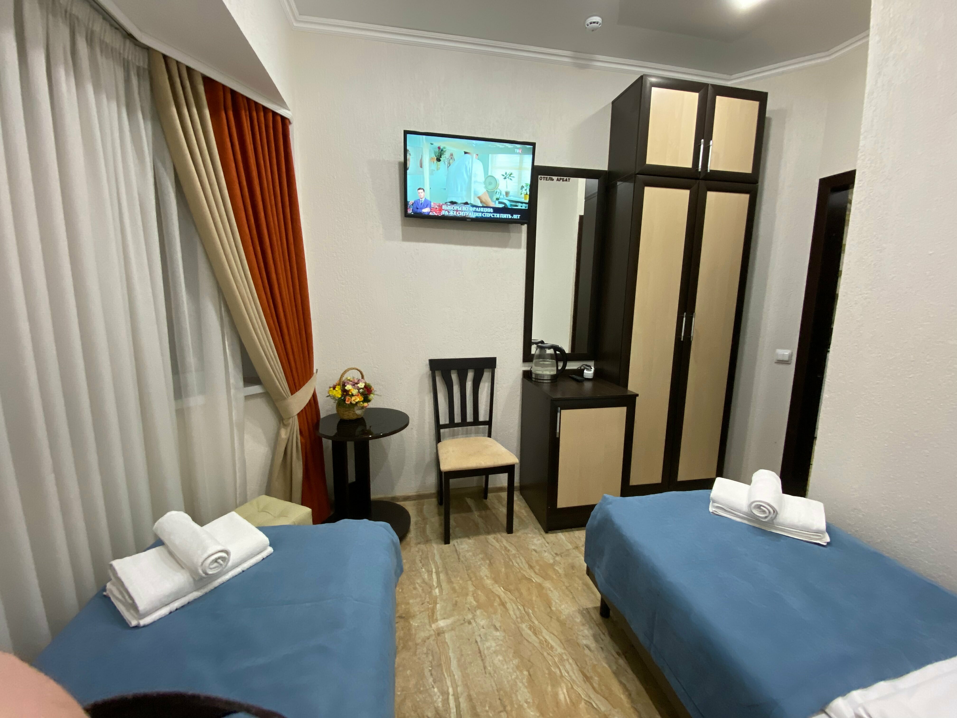 Двухместный номер с 1 кроватью или 2 отдельными кроватями, вид на город