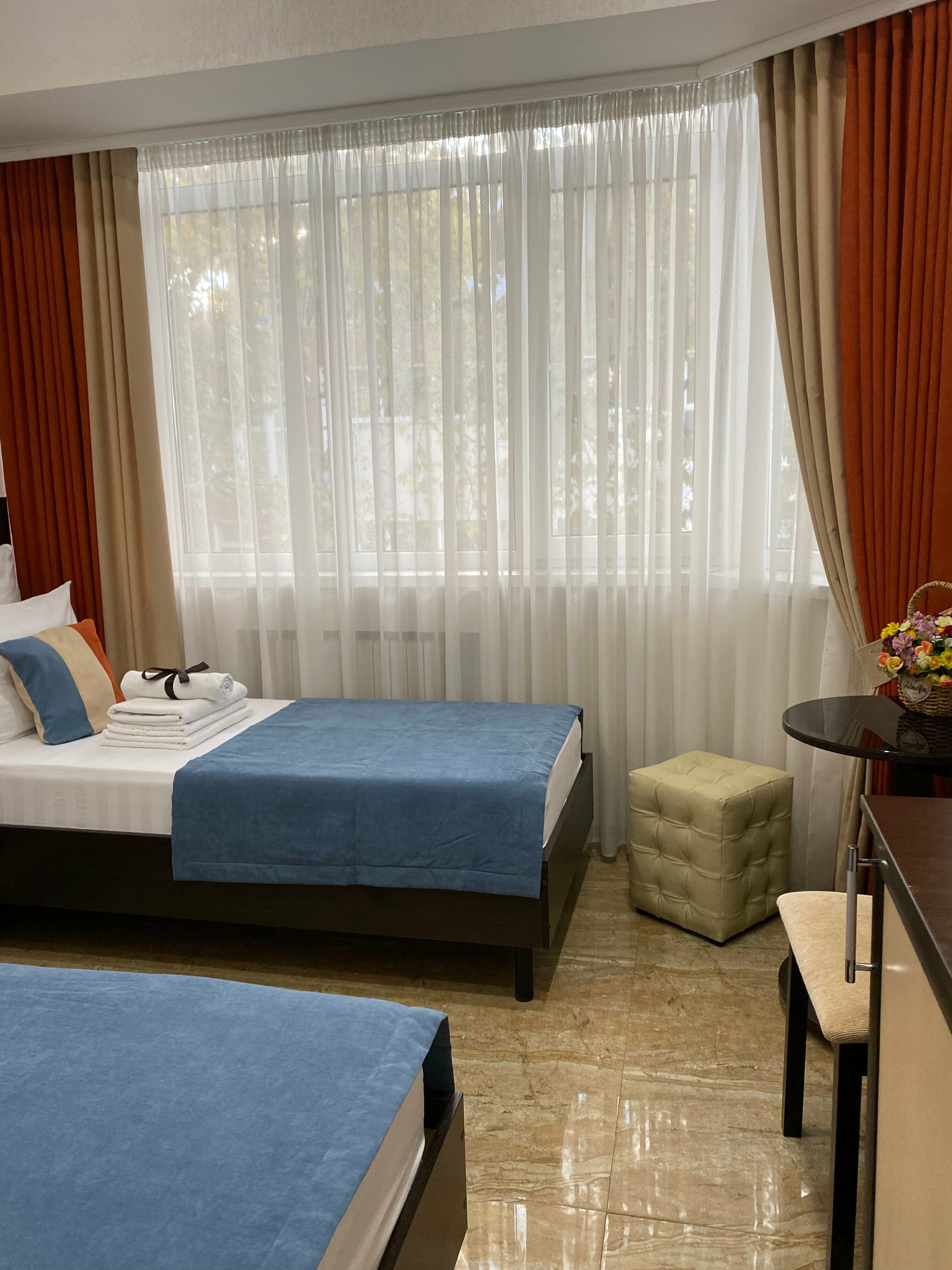 Двухместный номер с 1 кроватью или 2 отдельными кроватями, вид на город