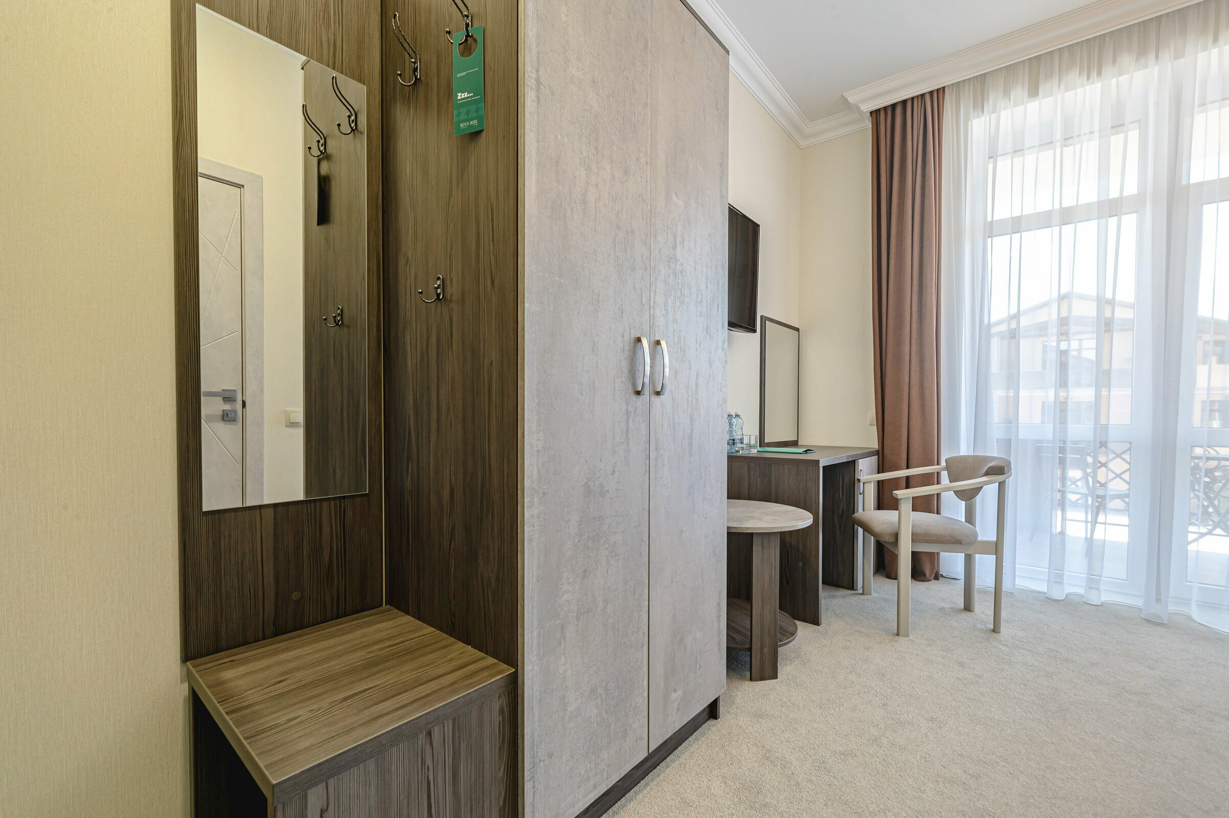 Двухместный номер с 1 кроватью и террасой