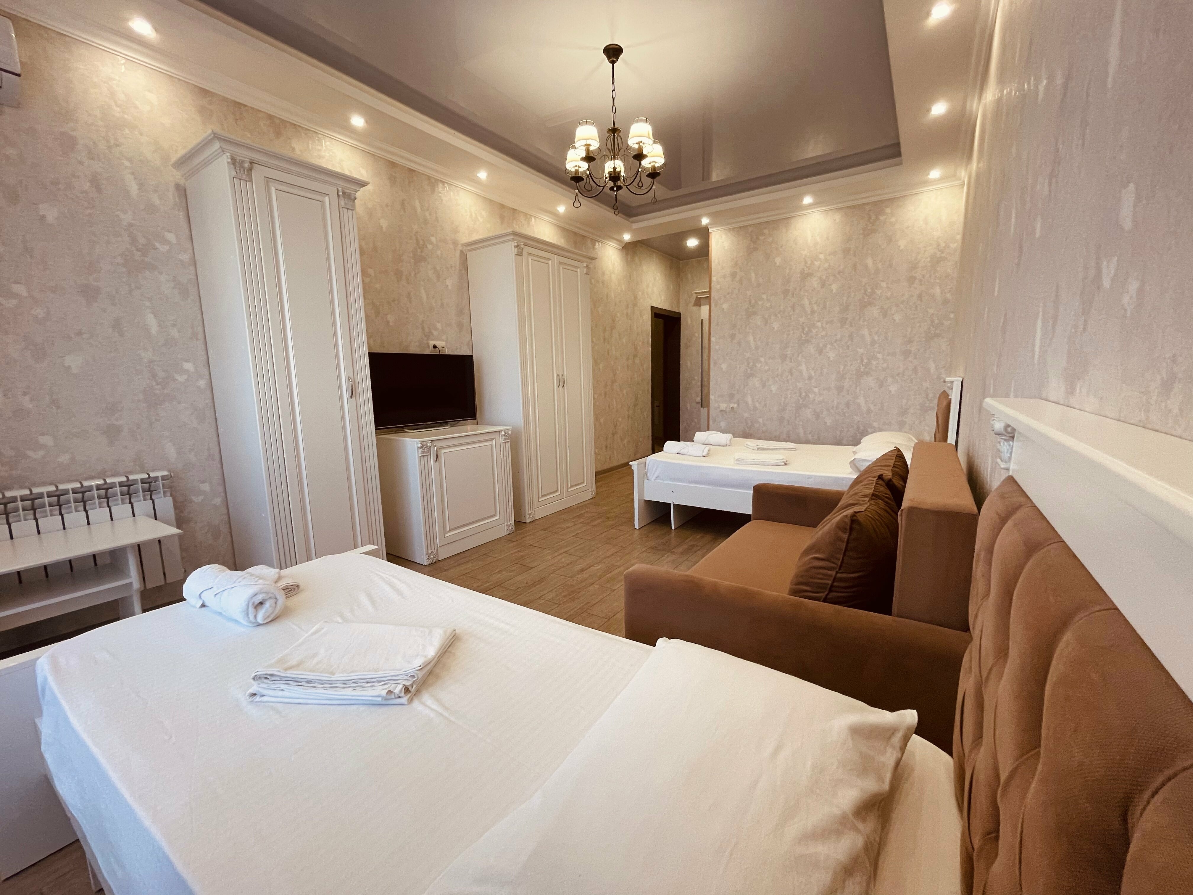 Четырехместный номер с видом на море