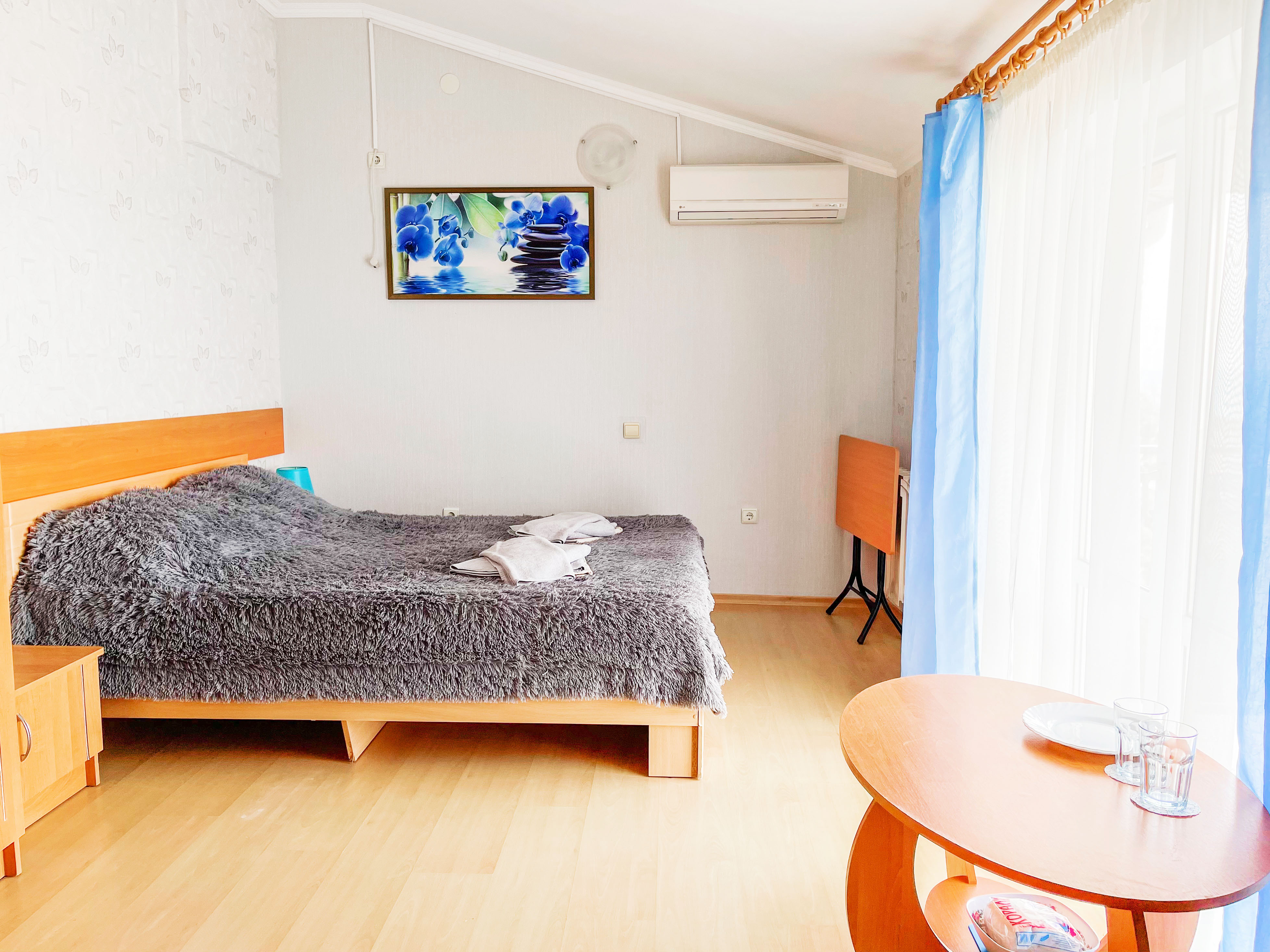 Двухместный номер с 1 кроватью или 2 отдельными кроватями, вид на море